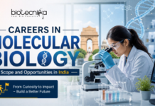 Careers in Molecular Biology: Scope and Opportunities in India Careers in Molecular Biology: Scope and Opportunities in India