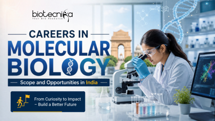 Careers in Molecular Biology Scope and Opportunities in India Careers in Molecular Biology: Scope and Opportunities in India