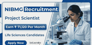 NIBMG Recruitment for Project Scientist Position with ₹ 71,120 Pay | Apply Now Apply for NIBMG Recruitment and explore Research Job Opportunities in Genomics, Pathogen Surveillance, and Life Sciences Career.