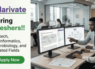 Clarivate Career: Hiring Life Sciences Freshers for Content Analyst Jobs in Chennai. MSc Biotechnology and Bioinformatics Candidates Apply.
