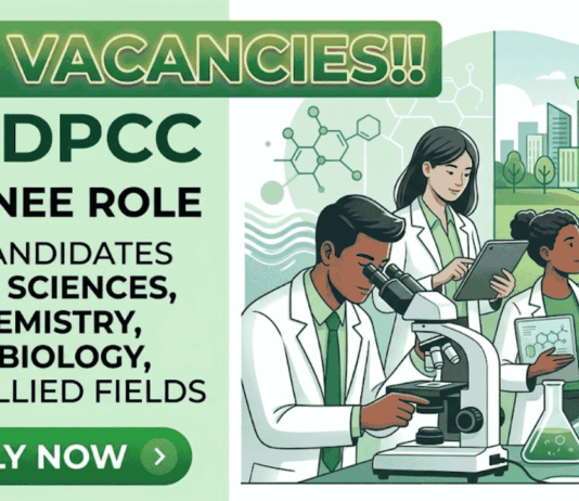Apply for DPCC Recruitment for Scientific Trainee Posts. Excellent Government Jobs for Life Sciences Career Aspirants in Delhi.