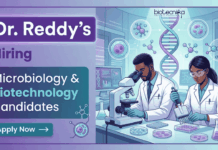Dr. Reddy’s Hiring Microbiology & Biotechnology Candidates | Apply Now for Quality Control Jobs Apply for Dr Reddy’s Quality Control Jobs in Hyderabad for Microbiology and Biotechnology Candidates with Pharma Experience.