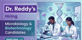 Dr. Reddy’s Hiring Microbiology & Biotechnology Candidates | Apply Now for Quality Control Jobs Apply for Dr Reddy’s Quality Control Jobs in Hyderabad for Microbiology and Biotechnology Candidates with Pharma Experience.