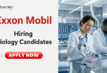 Biology Jobs at Exxon Mobil | Apply Now for PS&RA Operation Advisor Role Apply for ExxonMobil Jobs in Bengaluru for Biology and Environmental Sciences professionals in regulatory compliance roles.