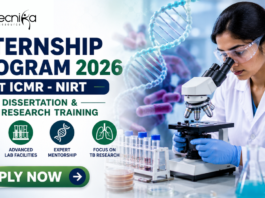 Kickstart Your Research Journey with ICMR – NIRT Internship Programme 2026 | Apply for Dissertation & TB Research Training