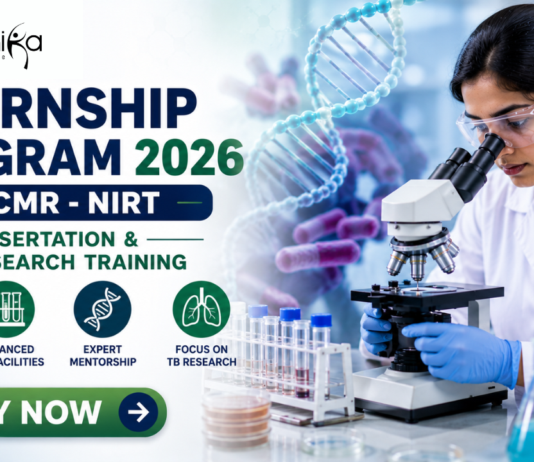 Kickstart Your Research Journey with ICMR – NIRT Internship Programme 2026 | Apply for Dissertation & TB Research Training