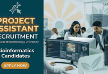 Project Assistant Jobs at GBU with Fellowship | Bioinformatics Candidates Apply Now GBU Recruitment: Seeking Candidates for Project Assistant Jobs in Bioinformatics Research. Apply Online Before May 30.