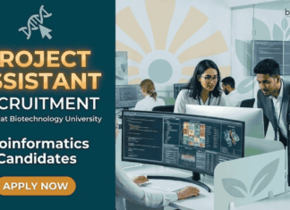 Project Assistant Jobs at GBU with Fellowship | Bioinformatics Candidates Apply Now GBU Recruitment: Seeking Candidates for Project Assistant Jobs in Bioinformatics Research. Apply Online Before May 30.