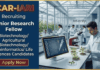Apply Now for JRF Vacancy at ICAR-IARI | Work on Basmati Varieties JRF Vacancy under ICAR-IARI Recruitment: Seeking Life Sciences Research Aspirants for Junior Research Fellow Position.