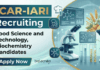 Walk-In Interview at ICAR-IARI for Research Jobs – Food Tech Candidates Eligible Apply for ICAR-IARI Recruitment. Food Tech Research Jobs available under ICMR-funded project in New Delhi.