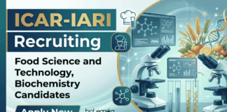 Walk-In Interview at ICAR-IARI for Research Jobs – Food Tech Candidates Eligible Apply for ICAR-IARI Recruitment. Food Tech Research Jobs available under ICMR-funded project in New Delhi.