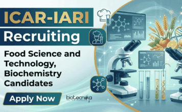 Walk-In Interview at ICAR-IARI for Research Jobs – Food Tech Candidates Eligible Apply for ICAR-IARI Recruitment. Food Tech Research Jobs available under ICMR-funded project in New Delhi.