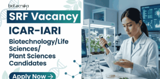 ICAR-IARI Recruiting Life Sciences Candidates – Apply Now for SRF Vacancy Apply for SRF Vacancy at ICAR-IARI Recruitment. Excellent Career in Life Science Research under ICAR-funded Biotechnology Projects.