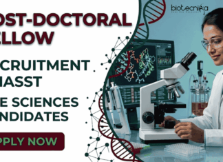 Applications Invited For Post-Doctoral Fellow at IASST – Apply Now IASST Recruitment announced for Post-Doctoral Fellow positions in biotechnology, microbiology, nanoscience, and life sciences.