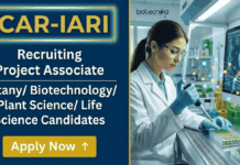 Life Sciences Research Jobs at ICAR-IARI | Apply Now for Project Associate Role ICAR IARI Recruitment Announced for Project Associate Jobs in Life Sciences Research. Apply Online Before 30 May 2026.