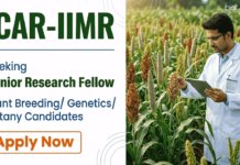 Senior Research Fellow Recruitment at ICAR-IIMR | Apply Now for Genetics Career Apply for Senior Research Fellow Position at ICAR-IIMR Hyderabad. Explore ICAR Recruitment Opportunities and Build your Career in Genetics.
