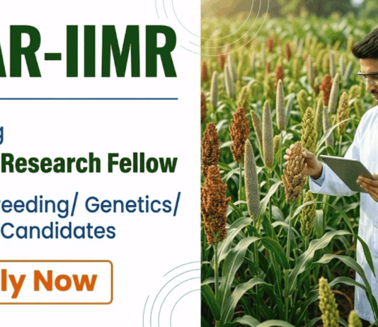 Senior Research Fellow Recruitment at ICAR-IIMR | Apply Now for Genetics Career Apply for Senior Research Fellow Position at ICAR-IIMR Hyderabad. Explore ICAR Recruitment Opportunities and Build your Career in Genetics.