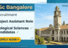 Apply for IISc Bangalore Project Assistant Recruitment 2026 and build a Life Sciences Career in RNA Biology and CryoEM Research.