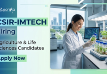 Project Associate Jobs at CSIR-IMTECH | Life Sciences Candidates Apply Now IMTECH Recruitment announced Project Associate Jobs and Career in Life Sciences for Microbiology and Biotechnology candidates.
