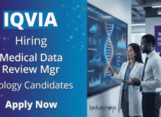 Biology Jobs at IQVIA | Apply Now for Medical Data Review Role IQVIA Careers Announced Biology Jobs and Career in Life Sciences Opportunity for Clinical Research Professionals in Bengaluru.