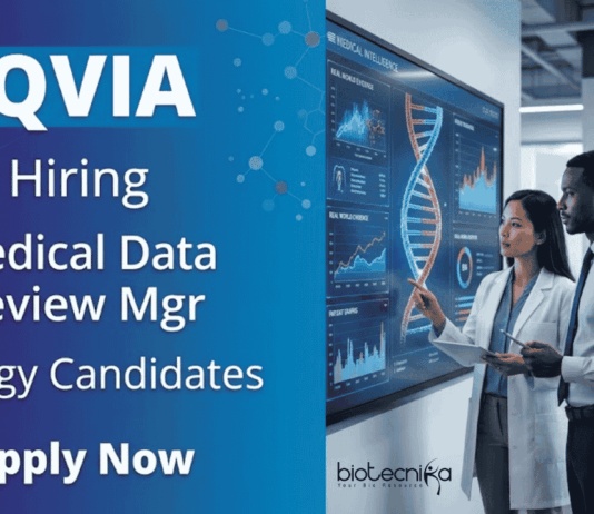 Biology Jobs at IQVIA | Apply Now for Medical Data Review Role IQVIA Careers Announced Biology Jobs and Career in Life Sciences Opportunity for Clinical Research Professionals in Bengaluru.