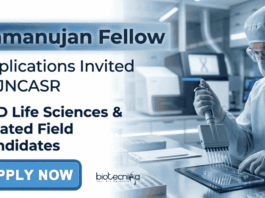 Apply for Ramanujan Fellow at JNCASR Recruitment. Explore Research in Life Sciences and Chemical Sciences. Check Eligibility and Apply Now.