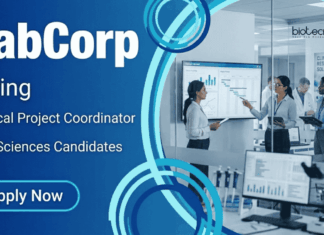 Life Sciences Jobs at Labcorp | Apply Now for Clinical Project Coordinator Role Labcorp Careers: Clinical Research Jobs in Bangalore for Life Sciences Candidates. Apply Online for Clinical Project Coordinator Roles.