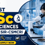 Latest BSc Life Sciences Job at CSIR-CSMCRI | Apply Online Here!! Latest BSc Life Sciences Job at CSIR-CSMCRI Apply Online Here!! Featured banner for “Latest BSc Life Sciences Job at CSIR-CSMCRI” featuring the Biotecnika logo at the top, a life sciences researcher using a microscope in a modern laboratory, marine science and research-themed graphics, career-focused highlights, and a bold “Apply Now” button at the bottom.