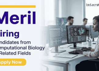 Openings for Computational Biology Jobs at Meril | Apply Now Explore Meril Careers Structural Biologist Role: Apply Now for Computational Biology Jobs and Biotechnology Career Opportunities.