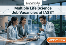 Multiple Life Science Job Vacancies at IASST | Life Science Candidates Apply Before Deadline! Multiple Life Science Job Vacancies at IASST Apply Now! (1)