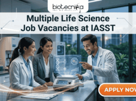 Multiple Life Science Job Vacancies at IASST | Life Science Candidates Apply Before Deadline! Multiple Life Science Job Vacancies at IASST Apply Now! (1)