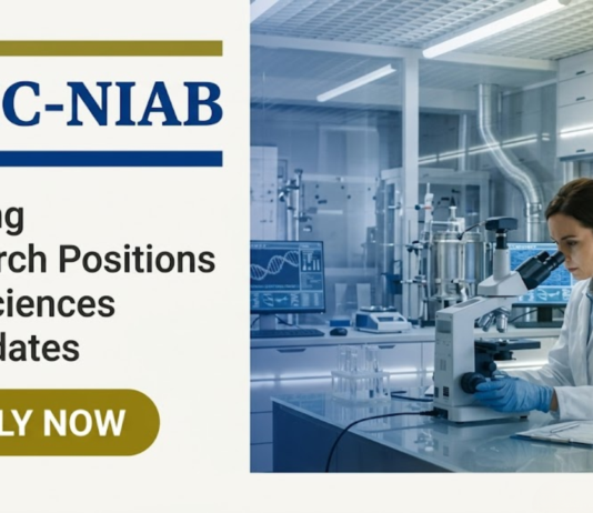 Earn Up to Rs. 72,800/- PM at BRIC-NIAB | Apply for Life Sciences Research Jobs BRIC-NIAB Recruitment announced Research Jobs and Life Sciences Career opportunities for Biotechnology candidates.