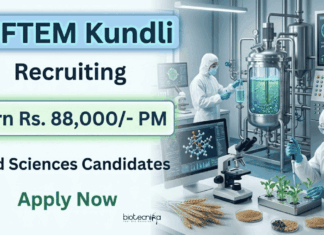 Food Science Jobs at NIFTEM | Apply for Program Manager Role with Rs. 88,000 Pay Apply for Food Science Jobs under NIFTEM Recruitment. Program Manager Jobs with ₹80,000 salary in a Government-Funded Project.