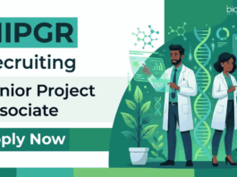 NIPGR Recruitment for Senior Project Associate Jobs. Attend the Walk-In Interview of Career in Life Sciences.