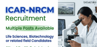 ICAR-NRCM Recruitment for Research Jobs in Life Sciences – Walk-In Interview ICAR Recruitment announced for Research Jobs and Life Sciences Jobs. Attend Walk-In Interview for Multiple Scientific Positions.