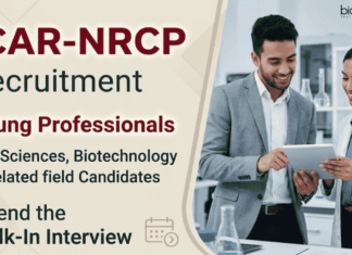 Young Professional Jobs at ICAR-NRCP for Life Sciences & Agriculture – Walk-In ICAR-NRCP Recruitment announced for Young Professional Jobs. Attend walk-in interview and build your Career in Life Sciences.