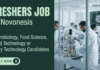 Food Tech & Microbiology Freshers Job at Novonesis | Apply Now Apply for Novonesis Lab Technician Jobs in Mumbai: Microbiology Freshers and Food Tech Candidates Can Apply for This Exciting Role.
