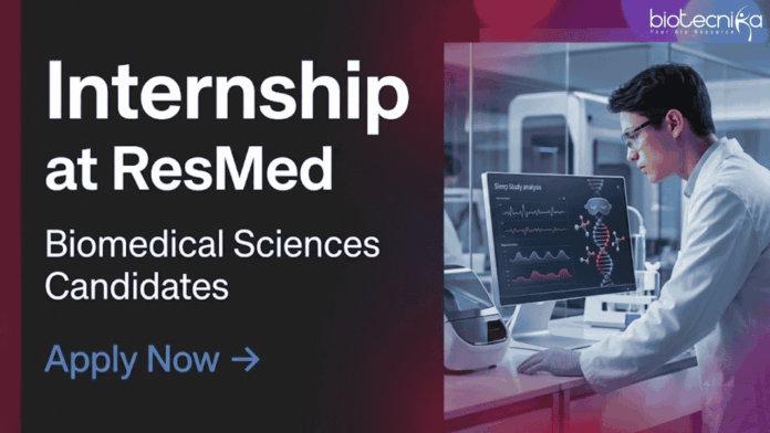RESMED Apply for ResMed Careers Regulatory Affairs Jobs in Bangalore: Biomedical Science and Engineering students can Apply Now.
