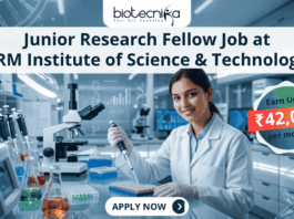 SRM Institute Hiring Junior Research Fellow | 42,000+24% HRA per month Fellowship SRM Institute Hiring Junior Research Fellow 37,000+24% HRA per month Fellowship. Apply for Junior Research Fellow Job at SRM Institute. Excellent Life Science Careers opportunity for life science graduates.