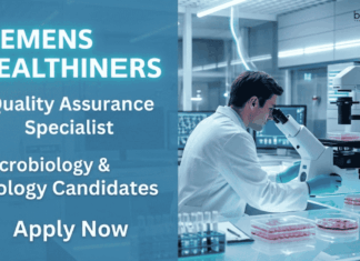 Quality Assurance Jobs at Siemens Healthineers for Microbiologists | Apply Now Apply for Quality Assurance Jobs at Siemens Healthineers: Microbiology and pharma QA careers with GMP, CAPA, FDA compliance experience.