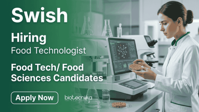 Swish Apply for Swish Career in Quality Assurance Jobs. Food Tech Jobs in Gurugram for Food Technologists. Check Eligibility and Apply Today.