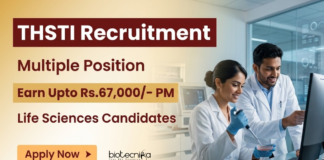 Apply Now for Life Sciences Research Jobs at THSTI & Earn Upto Rs. 67,000/- PM THSTI Recruitment Announced Research Jobs for Life Science Candidates in Clinical Research and Biotechnology Projects.