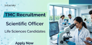 Scientific Officer Recruitment at TMC for PhD Candidates in Biotechnology & Life Sciences Apply for TMC Recruitment 2026 Scientific Officer position at ACTREC and build your Life Sciences Career in cancer research.