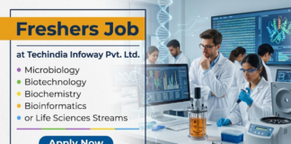 Life Sciences Freshers Jobs at Techindia Infoway Pvt. Ltd | Apply Now Techindia Infoway Pvt. Ltd. is Hiring Life Sciences Freshers for Trainee Clinical Analysts: Apply for Clinical Analyst Jobs in Chennai.