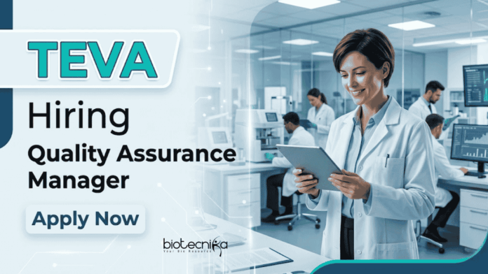 Teva (1) Apply for Quality Assurance Jobs under Teva Careers Bangalore. Opportunity for Life Sciences Professionals in Pharma QA.