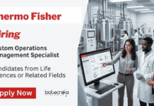 Thermo Fisher Hiring in Bengaluru!! Apply Now for Life Sciences Jobs Apply for Thermo Fisher Career Opportunities in Bangalore. Life Sciences Jobs and Biotech Jobs Open Now for Specialists.