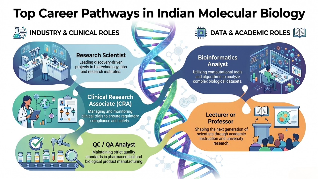 Top Molecular Biology Careers in India