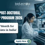 Unilever Post-Doctoral Fellowship Program 2026 | ₹90,000/Month for PhD Scientists in India! Unilever Post-Doctoral Fellowship Program 2026 ₹90,000Month for PhD Scientists in India!. "A corporate-style promotional banner for the Unilever Post-Doctoral Fellowship Program 2026, highlighting a monthly fellowship of ₹90,000 for PhD scientists in India. The image features a female researcher in a modern laboratory working with advanced drug research equipment and molecular modeling software displayed on a large screen. The Biotecnika logo is at the top center, and a prominent 'Apply Now' button is positioned at the bottom."