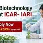 Plant Biotechnology Jobs at ICAR- IARI | Candidates Apply Now