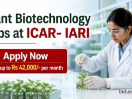 Plant Biotechnology Jobs at ICAR- IARI | Candidates Apply Now